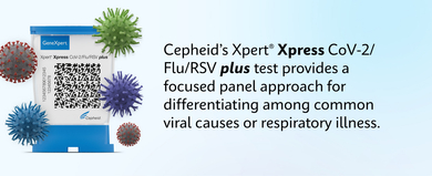 Cepheid's Xpert Xpress CoV-2/Flu/RSV plus test provides a focused panel approach for differentiating among common viral causes of respiratory illness.
