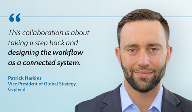 Quote from Patrick Harkins, Vice President of Global Strategy at Cepheid